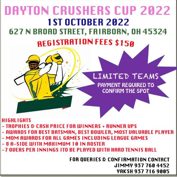 DAYTON CRUSHERS CUP