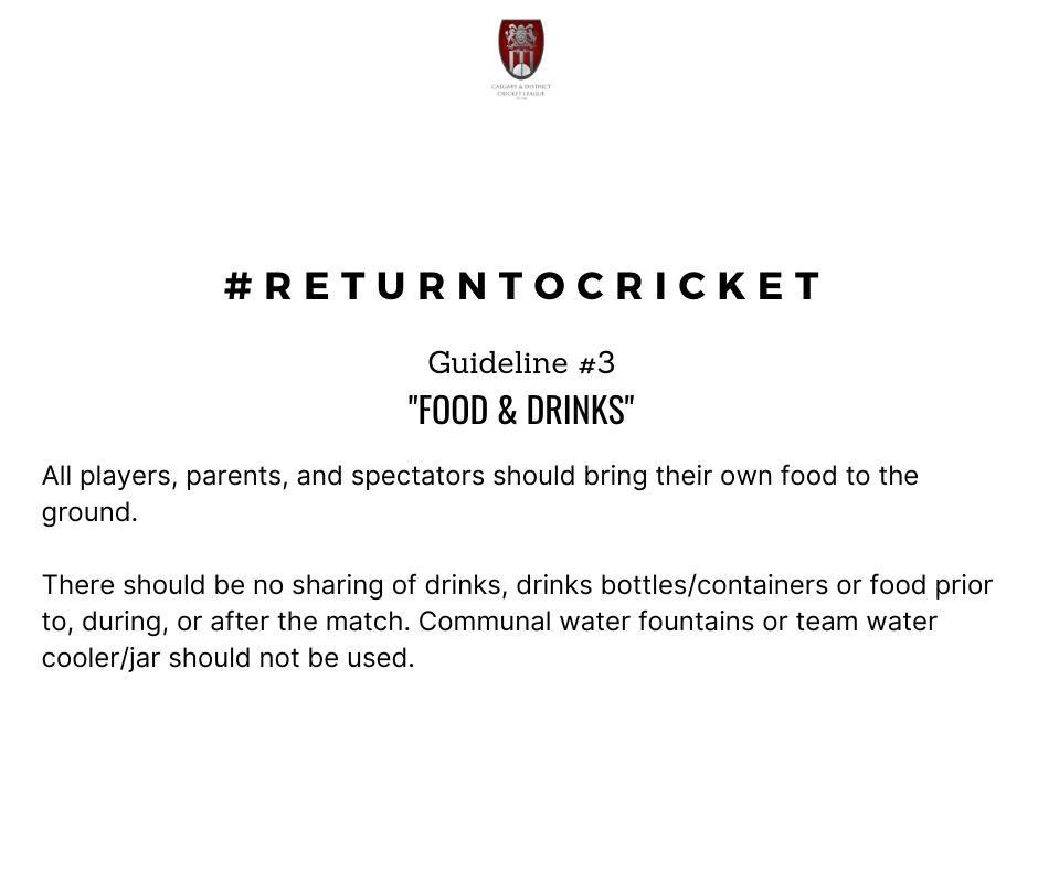 Return to Cricket - COVID-19 Guide#3