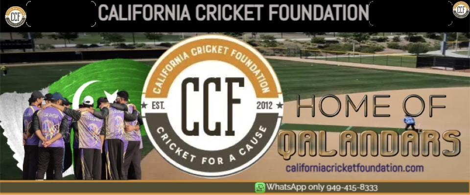 Welcome to California Cricket Foundation - CCF