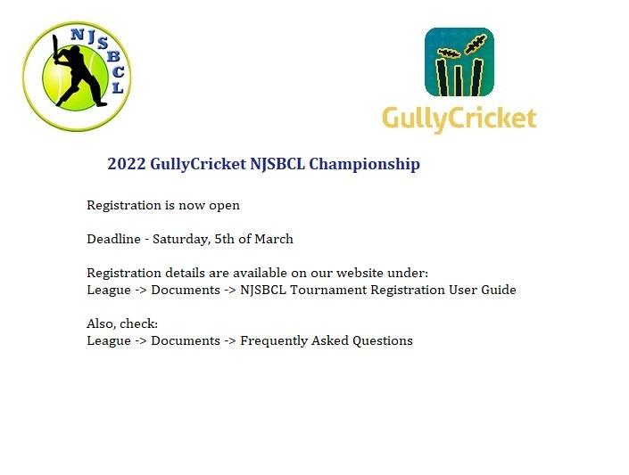 2022 Championship Registration