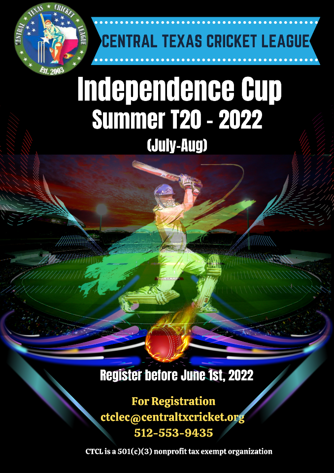 Independence Cup - Summer T20 Leather Ball Tournament